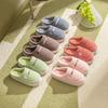Cotton Slippers Women's Autumn and Winter New Home Indoor Wear Warm and Fleece Thick-soled Non-slip Men's Fluffy Cotton Shoes
