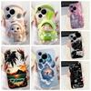 Case For Huawei Pura 70 Cartoon Bumper Soft Liquid Silicone Back Cover for Huawei Pura70 Pro Plus Protection Shockproof Funda