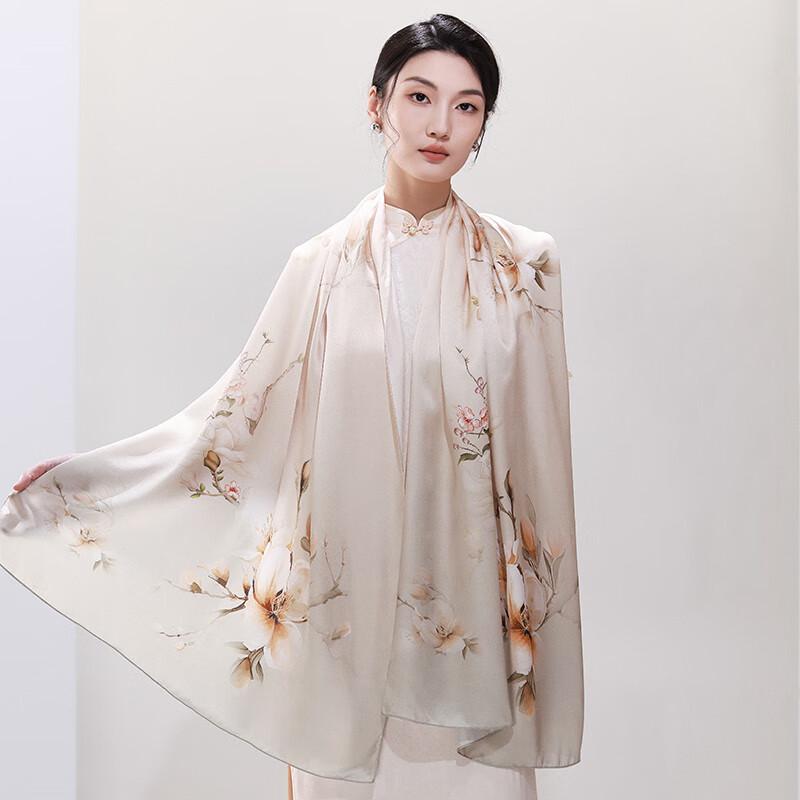 Da Vinci Code Women's Mulberry Silk Scarf & Shawl