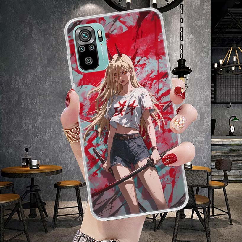 C-Chainsaw Mans Power Soft Phone Case For Xiaomi Redmi Note 15 14 14S 13 12 Pro Plus 12S 11 11S 11E 10 10S 11T 5G Fundas Coque R
