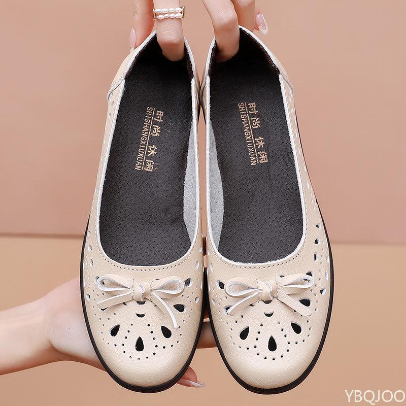 Summer Fashionable versatile women Sandals minimalist Comfort Soft Sole Shoes Lightweight Breathable hollow out Women's Flats