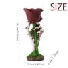 Spooky Gothic Style Skull Candle Holders Resin Skeleton Hand Skeleton Hand Ghost Festival Rose Flower Candlestick Holder Bedroom