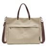 New Canvas Shoulder Bag Simple Fashion Tote Bag Women Oblique Span Large Capacity Portable Popular Shoulder Bag