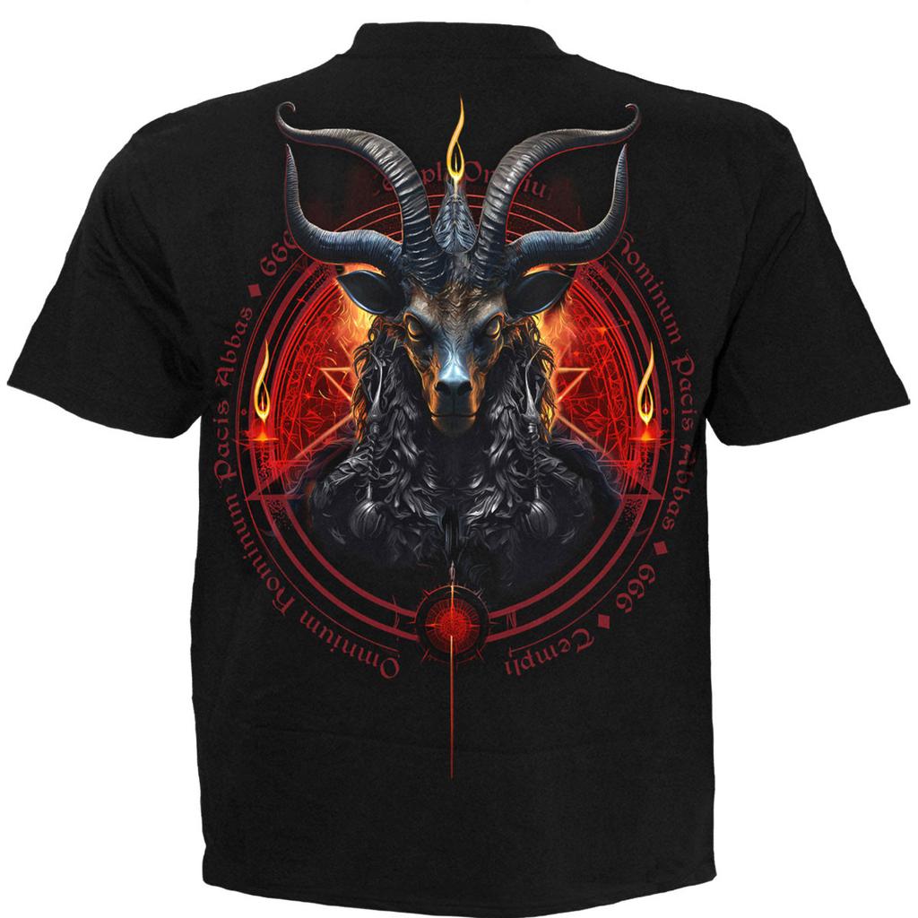 Spiral Direct Unisex Adult Baphomet Back Print T-Shirt