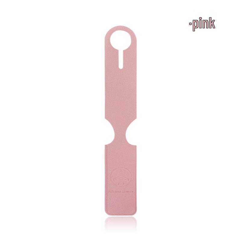 

Посадочный талон Бирка для багажа с подвеской и шнурком для защиты от потери розовый