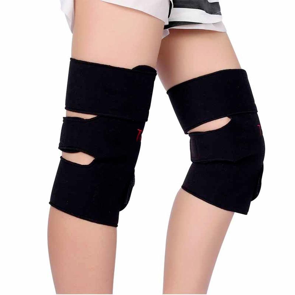Durable And Safe 1 Pair Byepain Tourmaline Self -Heating Kneepad Magnetic Therapy Knee Support Tourmaline Knee Brace Belt Knee Massager