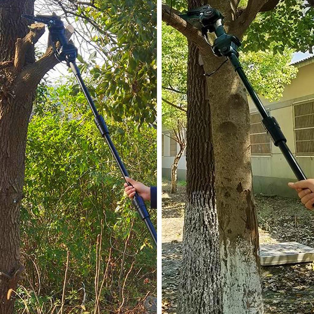 18V 6 Inch Cordless Chain Saw Telescoping Electric Pole Chainsaw Portable High Branch Saw Garden Tree Pruning Tool