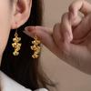 New Chinese Style Versatile and Fashionable Ginkgo Leaf Earrings for Women
