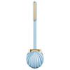 Silicone Toilet Brush with Holder Set for Bathroom Long Handle Silicone Flat Toilet Brush No Dead Corner Cleaning Brushes Tools