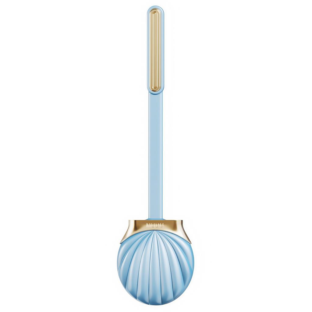 Silicone Toilet Brush with Holder Set for Bathroom Long Handle Silicone Flat Toilet Brush No Dead Corner Cleaning Brushes Tools
