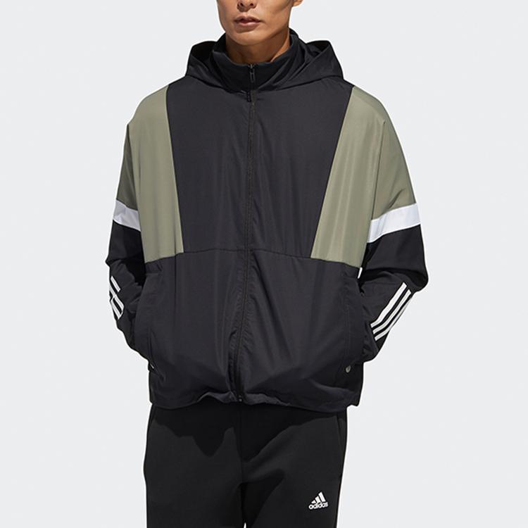 Adidas Woven Jacket Men Outerwear Black GP6403