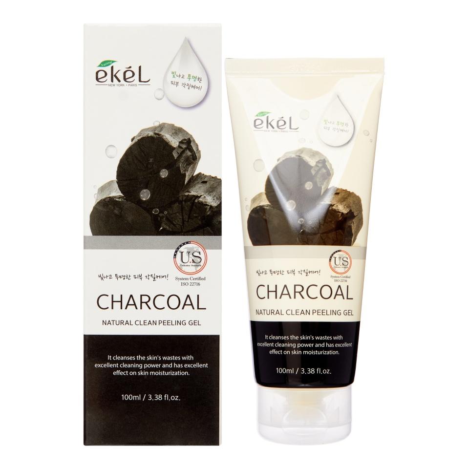 

Пилинг для лица с экстрактом древесного угля Ekel Peeling Gel Charcoal 100 мл