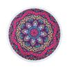 Round Printed Microfiber Beach Towel With Tassels Super Soft Quick Dry Water Absorbent Round Beach Swimming Bath Towel