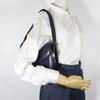 GUCCI Old Gucci Shoulder Bag vintage Navy blue Calfskin Women Used