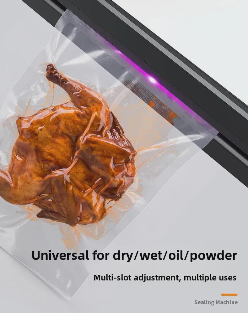 Automātiskais vakuuma blīvētājs virtuvei - kompakta pārtikas iepakošanas iekārta