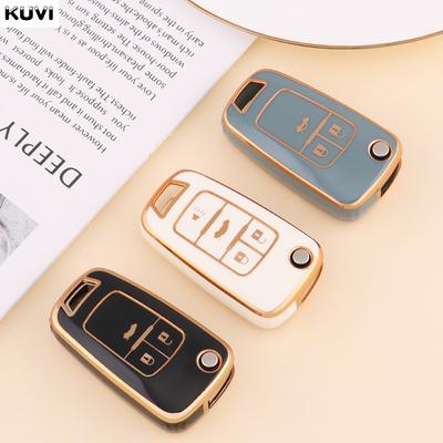 TPU Auto Klappschlüssel Hülle Cover Schale Für Chevrolet Cruze Aveo Trax Sail Malibu Captiva Opel Vauxhall Astra J Corsa Insignia Mokka