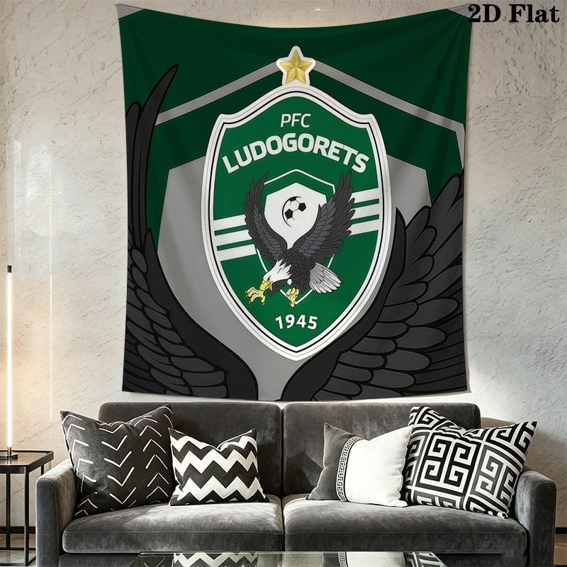 PFC Ludogorets Razgrad Wall Hanging Printed Fabric Blanket Decorative Tapestries for Bedroom Living Room Home Decor