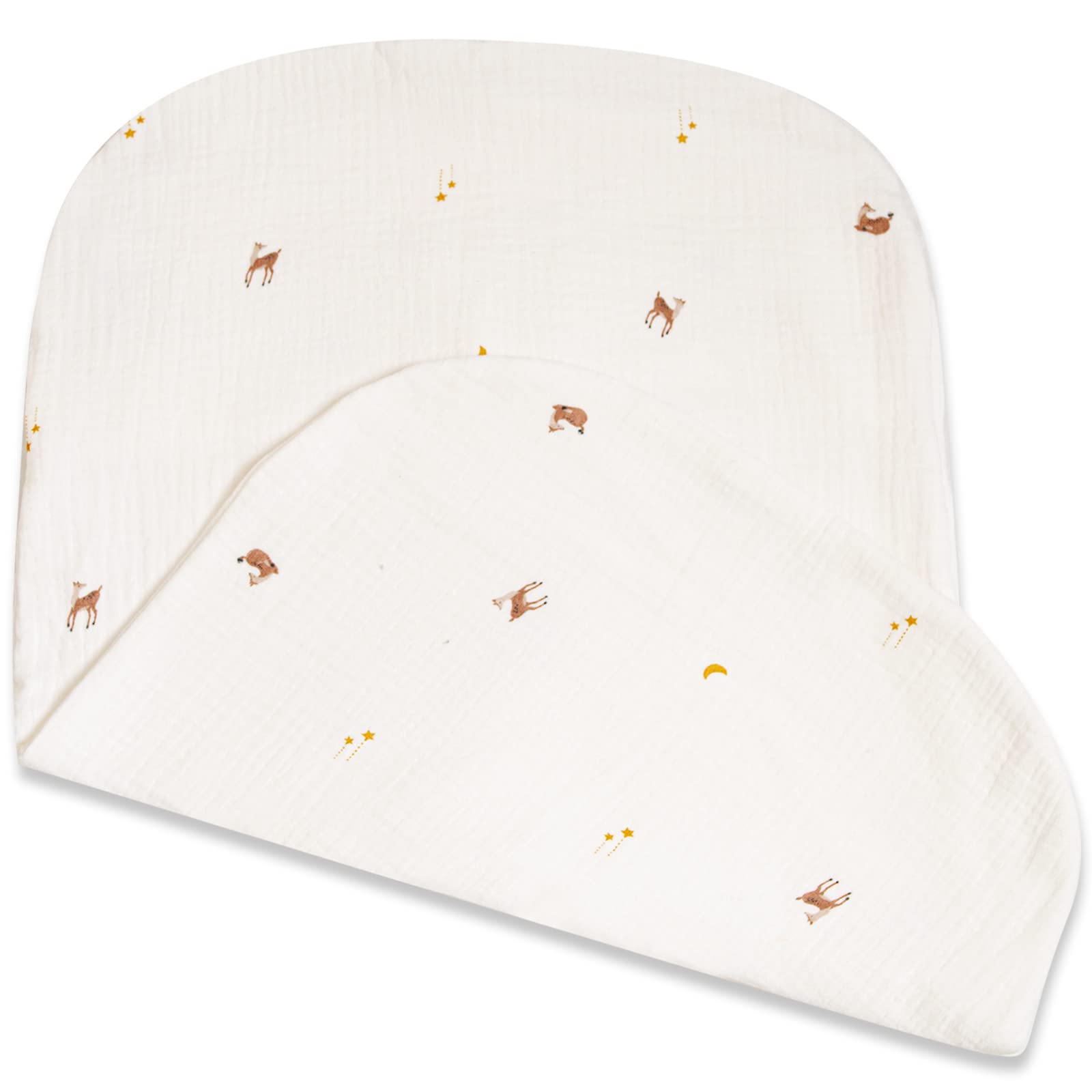 

(Кератта) Одеяло-накидка для переноски ребенка Ibul, Стираемое, Быстросохнущее, 4-слойная марля (Бэмби)