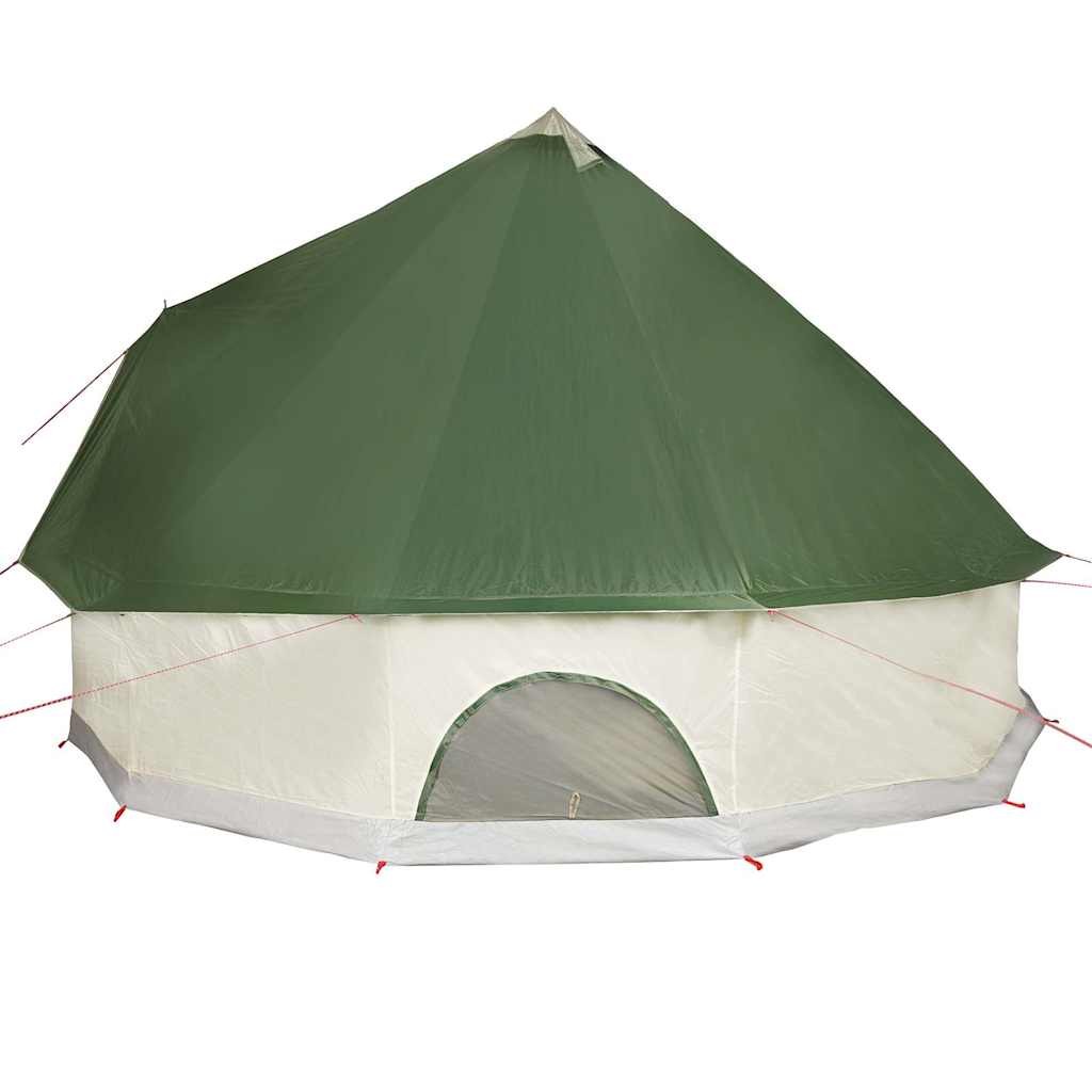 Vidaxl Tipi Family Tent, 12-Person, Green, Waterproof