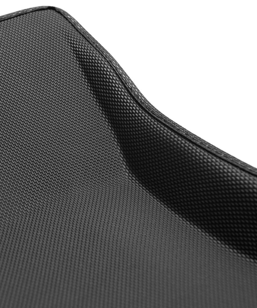 GORDON MILLER 3D Matte Rubber Vanette Exclusive Front Seat Set of 2 Black Free Size 1663903
