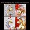 2026 Year of the Horse Zodiac Lucky Charm Rearview Mirror Pendant