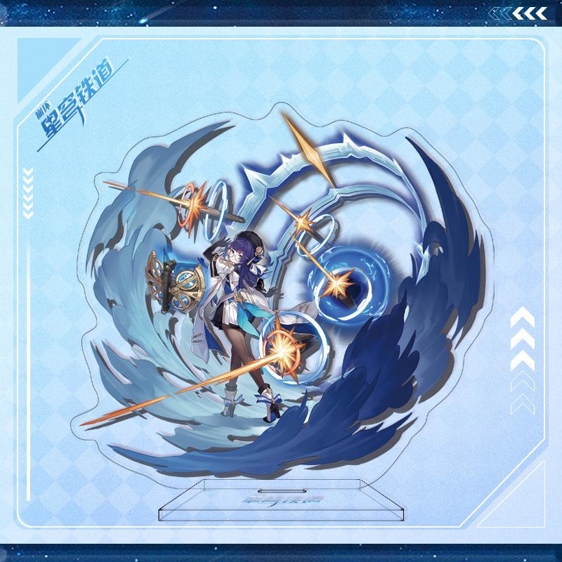 Spiel Honkai: Star Rail Stand Model Plate Perimeter 7. März Dan Heng Himeko Arlan Bronya Rand Figures Standee Brand Desk