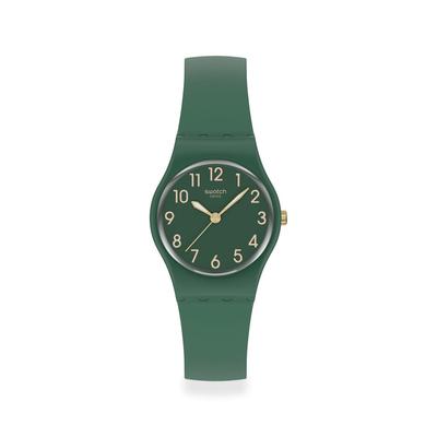 Swatch NOTES OF PECAN LG130 Green Watch Women's