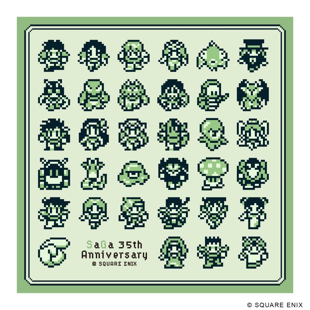 

Romancing Sa Ga Sa Ga Series 35th anniverSary Sa.Ga Handkerchief