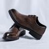 Fashion Spring Autumn Business Formal Black Casual Shoes for Men Fashion New Designer Microfiber Dress Shoes Male