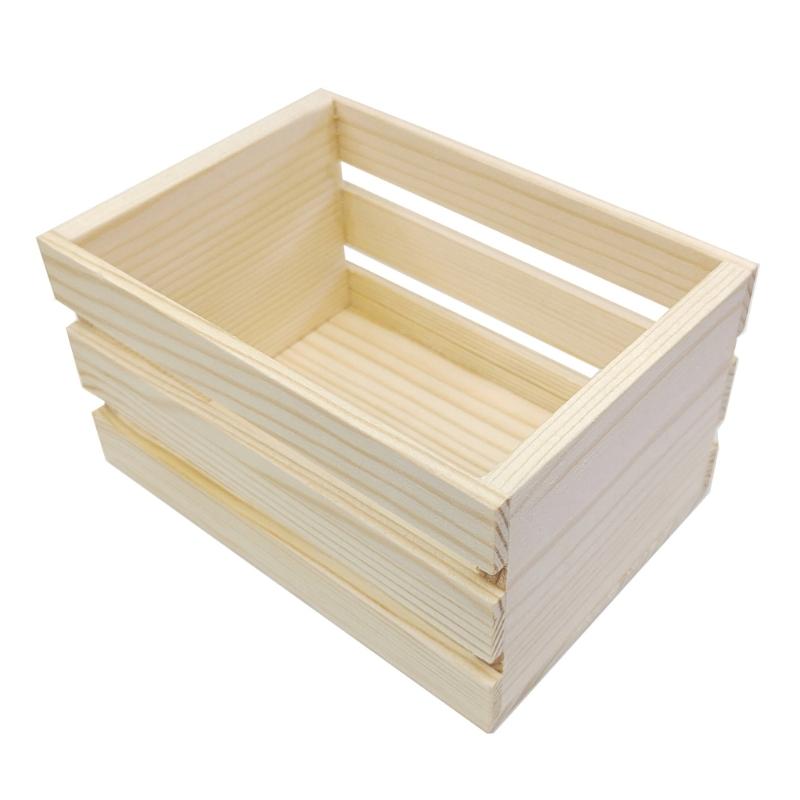 Miniature Wooden Nesting Boxes Set of 3 Size Rural Pine Storage Containers Box For Home Kitchen Bedroom Office Use