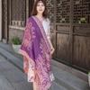 Bohemian Style Paisley Jacquard Scarf Women Soft Long Shawls And Wraps Ladies Cashew Print Ethnic Shawl Sunshade Travel Scarves