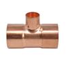 1/4" 3/8" 1/2" 8 10 14 15 16 19 22 25-159mm ID Copper End Feed Solder Reducing Tee 3 Ways Plumbing Fitting For Air Conditioner