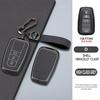 For S4 Camry CHR Corolla RAV4 Avalon Land Cruiser Prado Prius Carbon Fiber Smart Remote Key Fob Case Cover Keychain Holder JH4