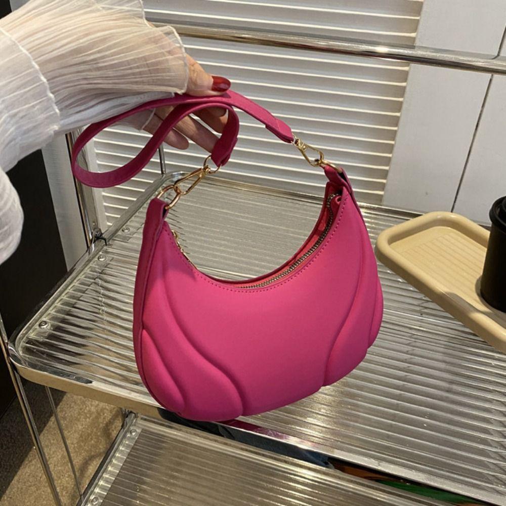 Handbag PU Leather Hobo Bag Korean Style Ins Square Tote Bag Fashion Simple Shoulder Bag  Outdoor