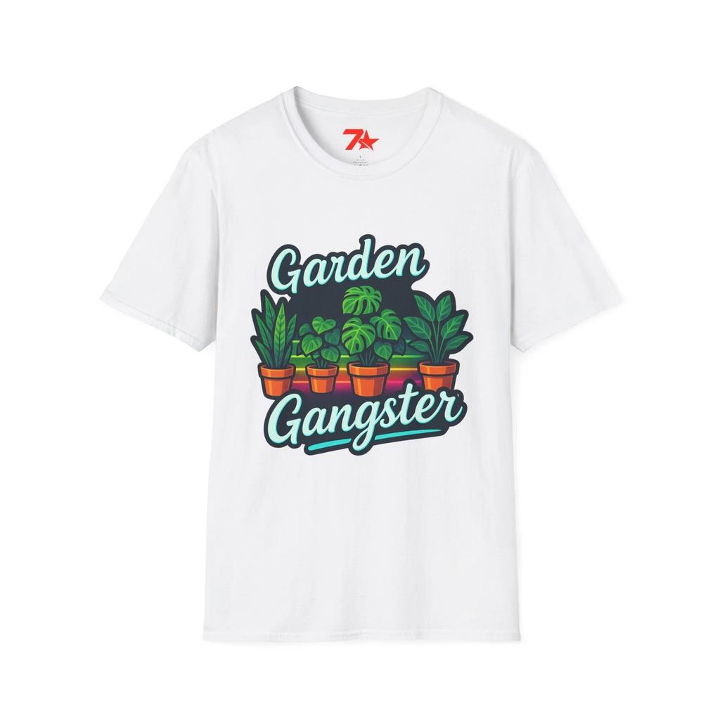Garden Gangster T Shirt, Plant Lover Tee, Gardening Gift, Zen Gardener Shirt,