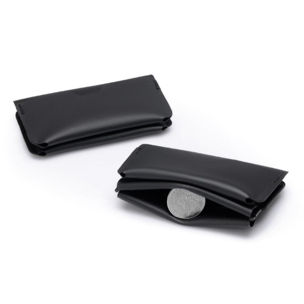 Portable Ultra-light ID Business Card Holder Mini Folding Wallet Multiofunctional Magnetic Buckel Coin Purse EDC Pouch