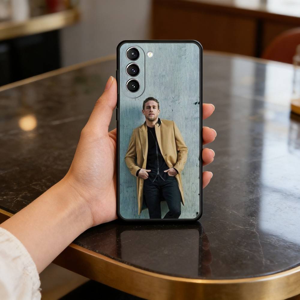 Actor C-Charlie H-Hunnam Case for Samsung Galaxy S21 S25 FE S24 S23 Ultra S20 S9 S22 Plus S10 TPU Cover