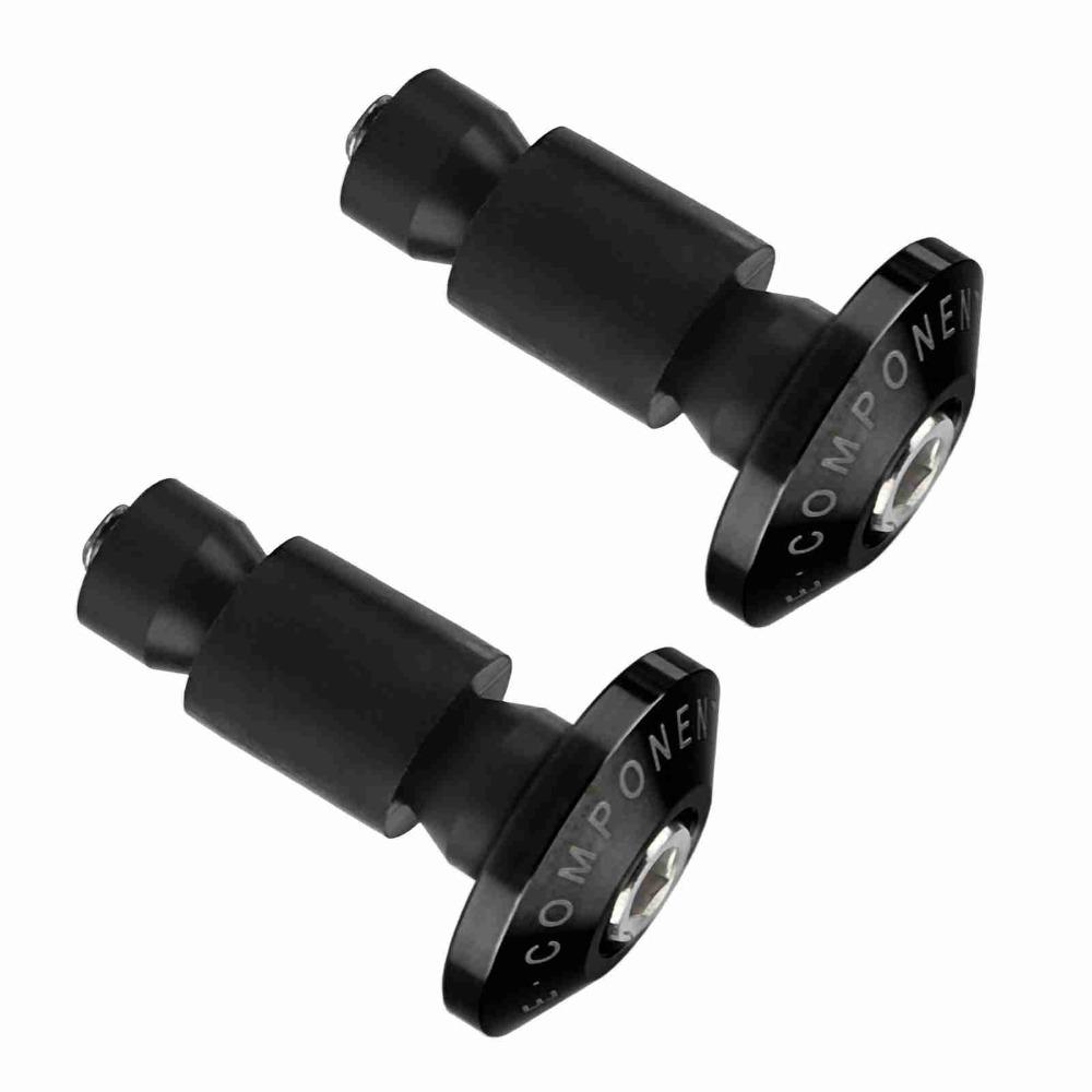 2pcs Universal Fit Handlebar End Plugs 7/8 Inch Handlebar Slider Plugs Handlebar Grips Racing