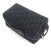 Excellent DIOR Clutch bag Oblique Rango Pouch black canvas mens 2ADCA474YKY Used