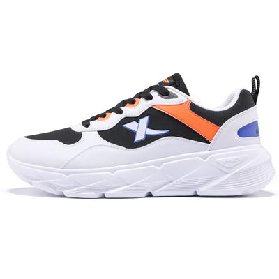 Scarpe da Ginnastica Casual Basse alla Moda Versatili Comode Ammortizzanti Resistenti all'Usura Supporto Corsa Uomo Sneaker Bianco Nero Blu 875319110057-5