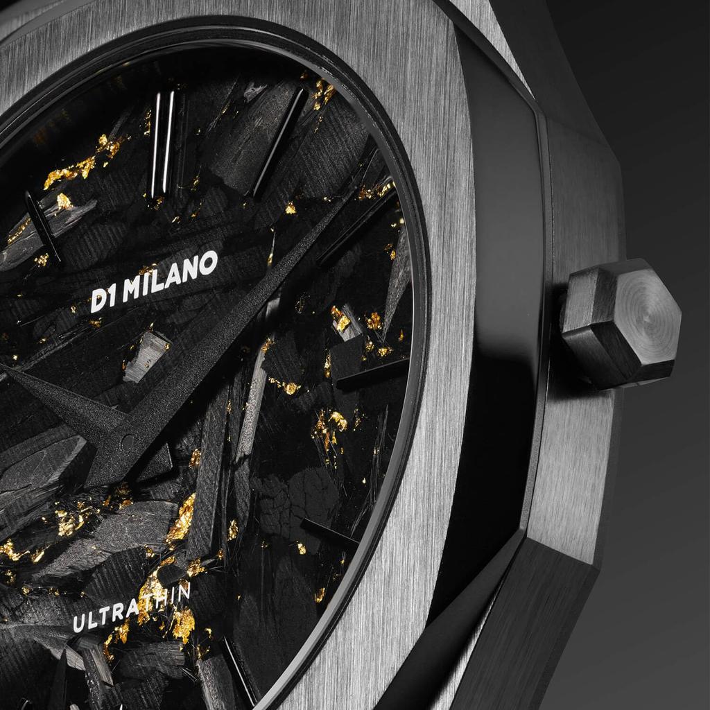 Authorized Distributor D1 Milano Watch UTBJ31 Ultra Thin Black DLC 40mm Stainless Steel Strap [D1 MILANO] Men's [ULTRA THIN]