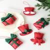 Christmas Decorations Mini Christmas Gift Bag Christmas Hat Small Ornaments Christmas Tree Hanging Decorations
