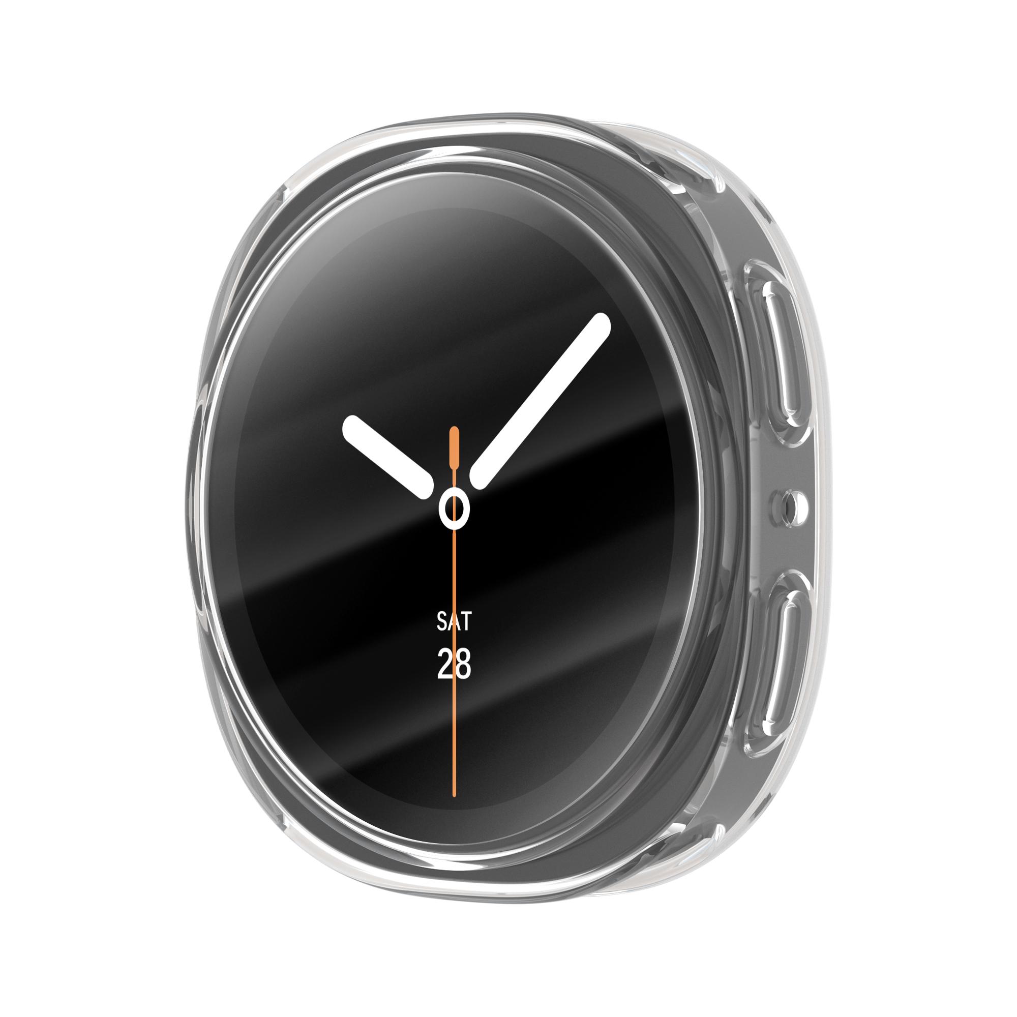 

Screen Protector For Samsung Galaxy watch 8 Case 44mm 40mm Accessories Band Soft TPU Bumper Shockproof shell Galaxy watch8 cover Galaxy watch 8 40mm прозрачный