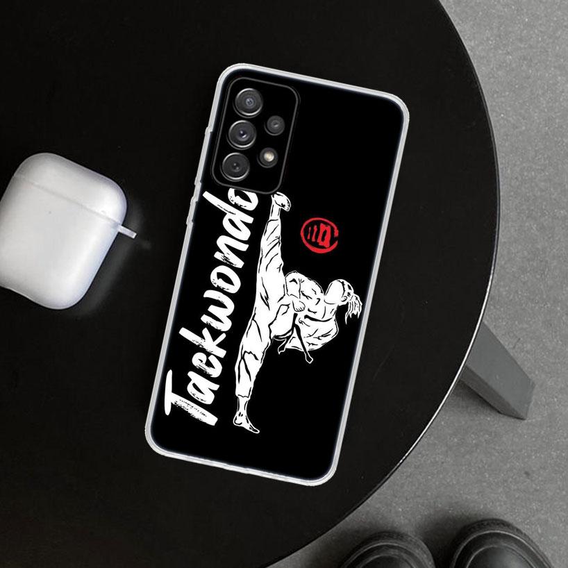 Kungfu Taekwondo Phone Case for Samsung Galaxy A17 A16 A26 A36 A56 A57 A37 A15 A25 A35 A55 A14 A24 A34 A54 A13 A23 A33 A53 Galax