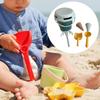 Kids Beach Toys Playset Portable Summer Outing Sandbox Toy Foldable Bucket for Children Boys