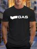 T-shirt Unisex Classica con Logo a Manica Corta Girocollo Casual in Cotone per Streetwear Unisex