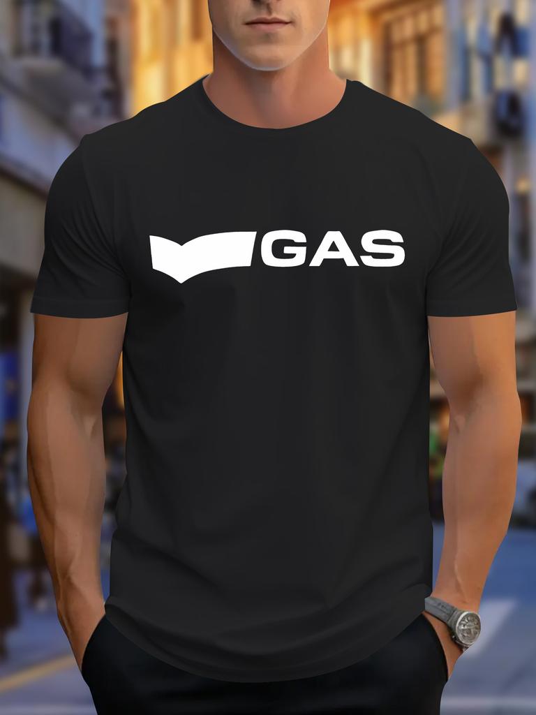 T-shirt Unisex Classica con Logo a Manica Corta Girocollo Casual in Cotone per Streetwear Unisex