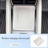 For 24 25 BYD Yuan UP ATTO 2 Wireless Charging Silicone Pad Protective Pad Anti Slip Dirt Resistant Wear-Resistant Car Interior