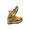 New leather horsehair leopard print niche retro dad shoes women's platform casual sports jogging shoes street trendy shoes
