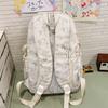 Student Large Capacity Schoolbag Women's Tie-Dye Printed Backpack